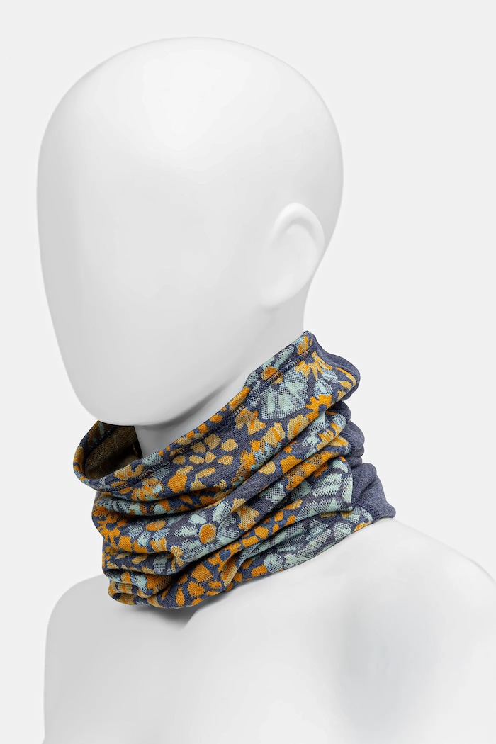 Smartwool fular de lână SW016768 albastru AW25