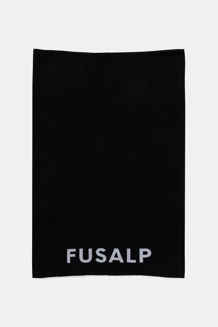 Fusalp Fular din amestec de lână Ruan II negru E3717