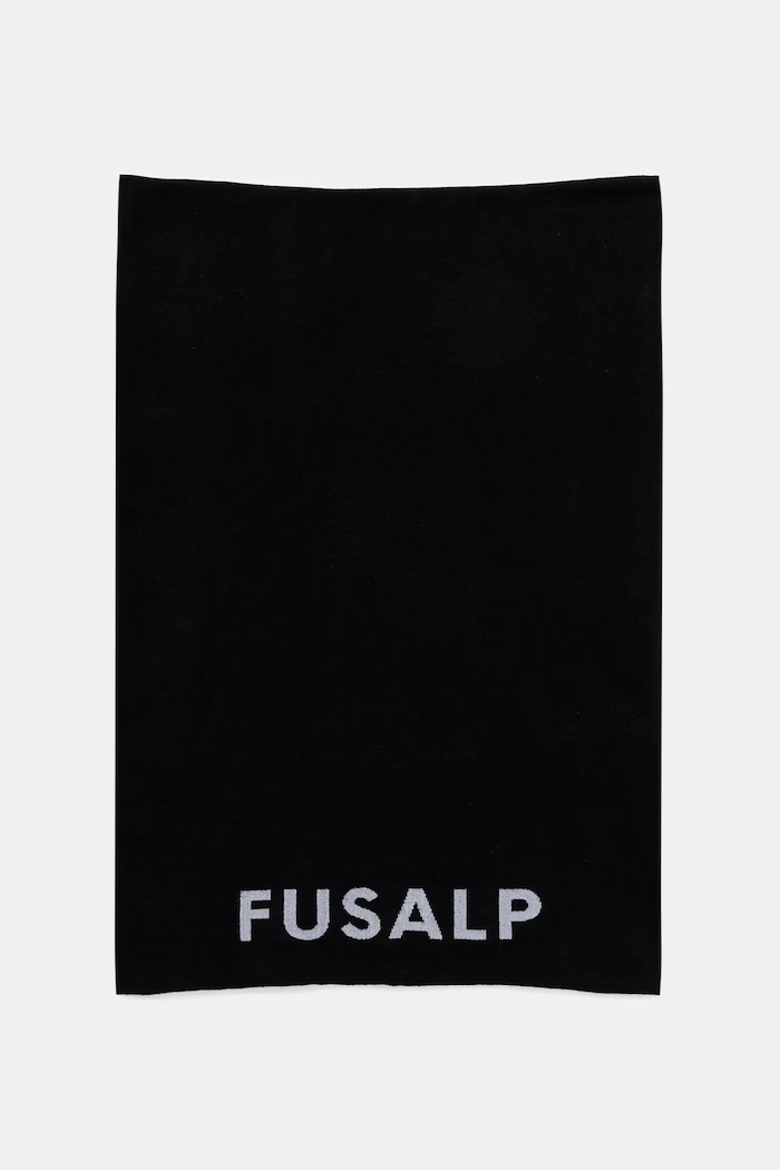 Fusalp Fular din amestec de lână Ruan II negru E3717