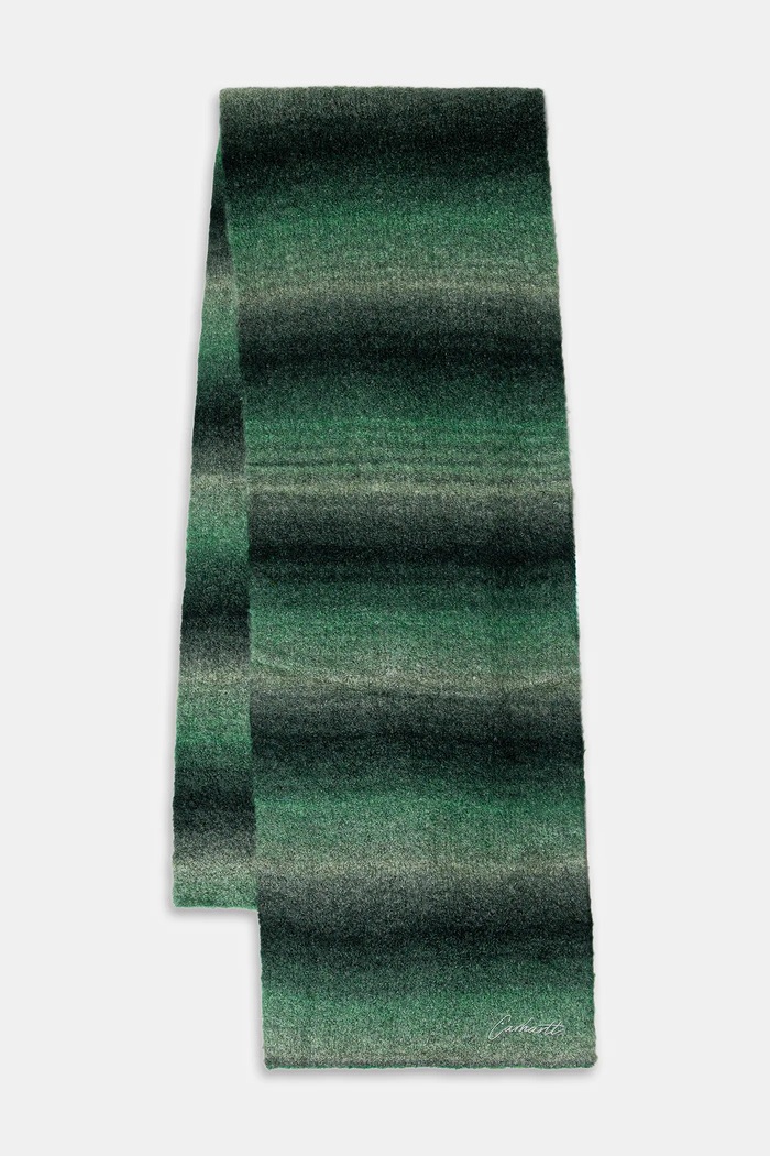 Шарф с примесью шерсти Carhartt WIP Tony Scarf узор зелёный I035473.3DIXX