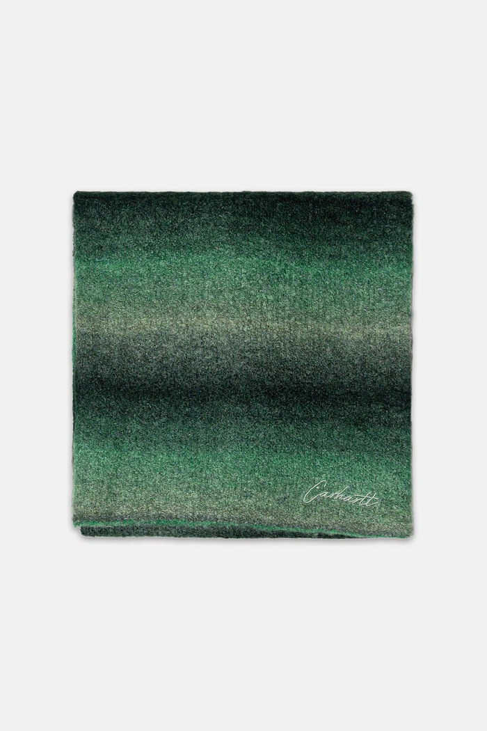 Шарф с примесью шерсти Carhartt WIP Tony Scarf I035473.3DIXX зелёный AW25
