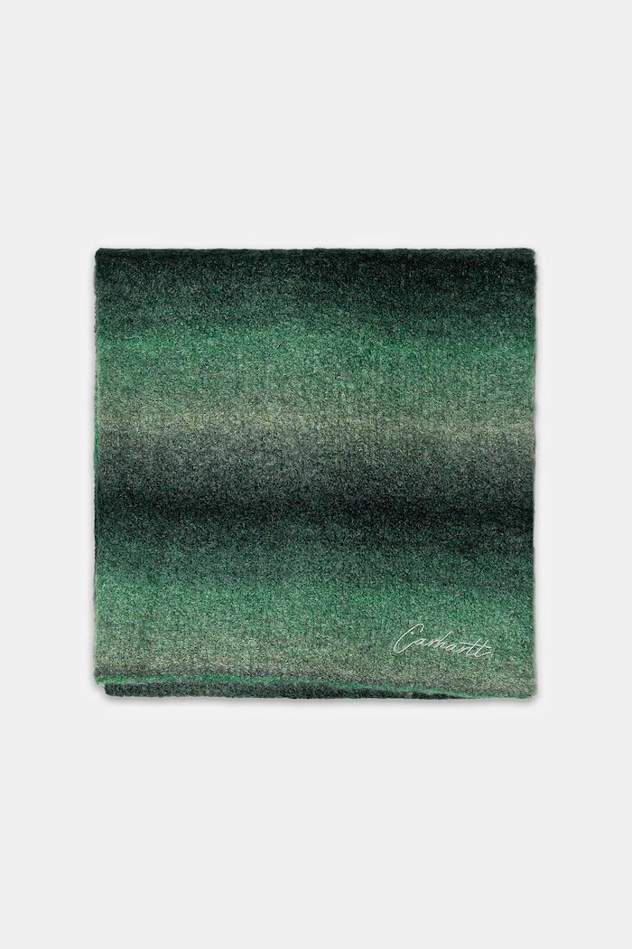 Шарф с примесью шерсти Carhartt WIP Tony Scarf I035473.3DIXX зелёный AW25