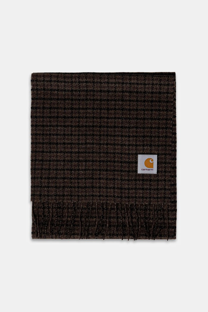 Шарф с добавлением шерсти Carhartt WIP Lowis Scarf I035472.35MXX коричневый AW25
