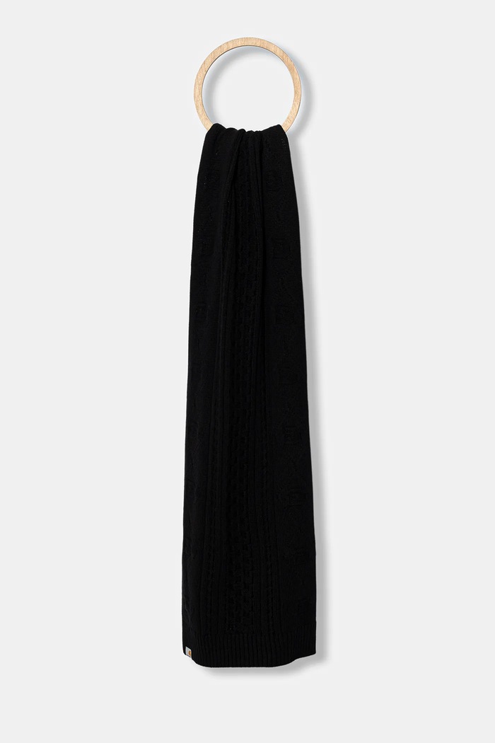Κασκόλ Carhartt WIP Shawn Scarf απλό μαύρο I035474.89XX