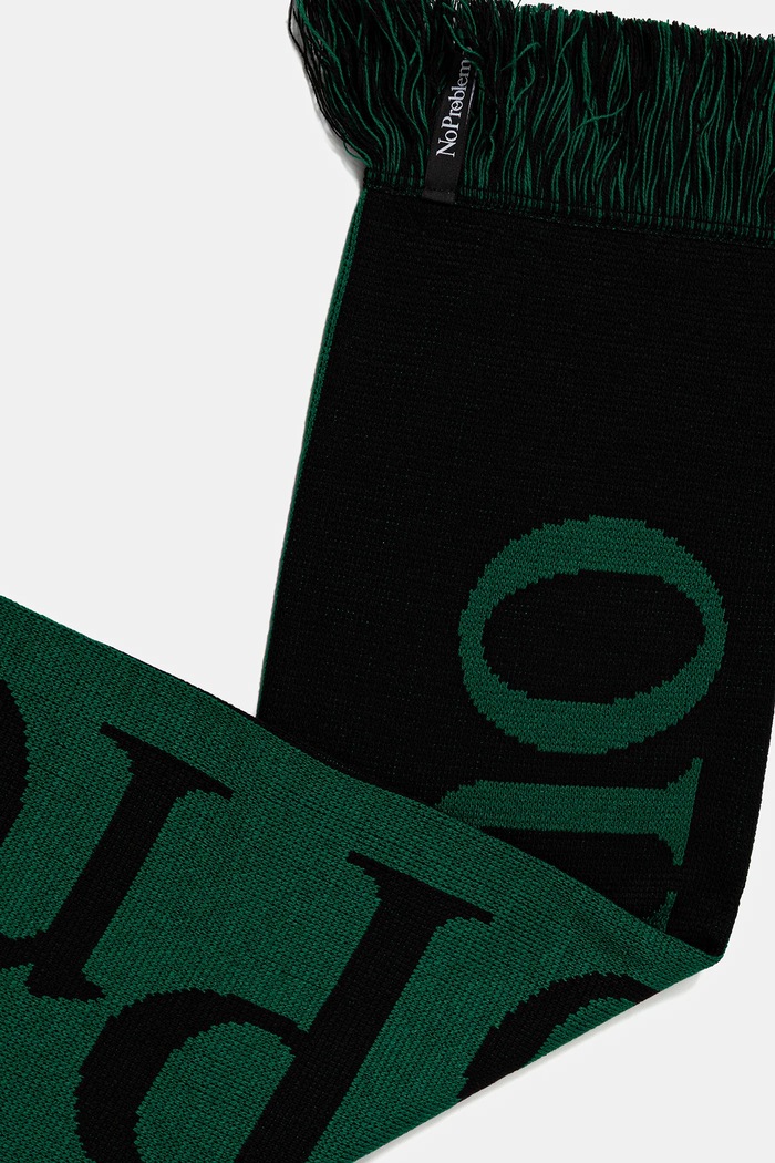 No Problemo scarf NP9010204 green AW25