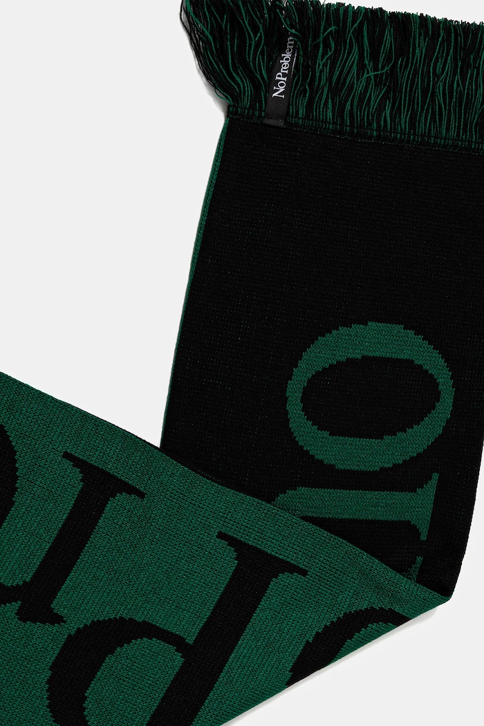No Problemo scarf NP9010204 green AW25