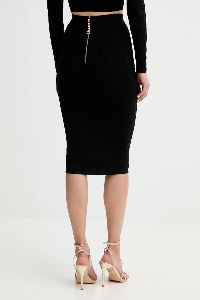 Ρούχα Φούστα Elisabetta Franchi GK20B56E2 μαύρο