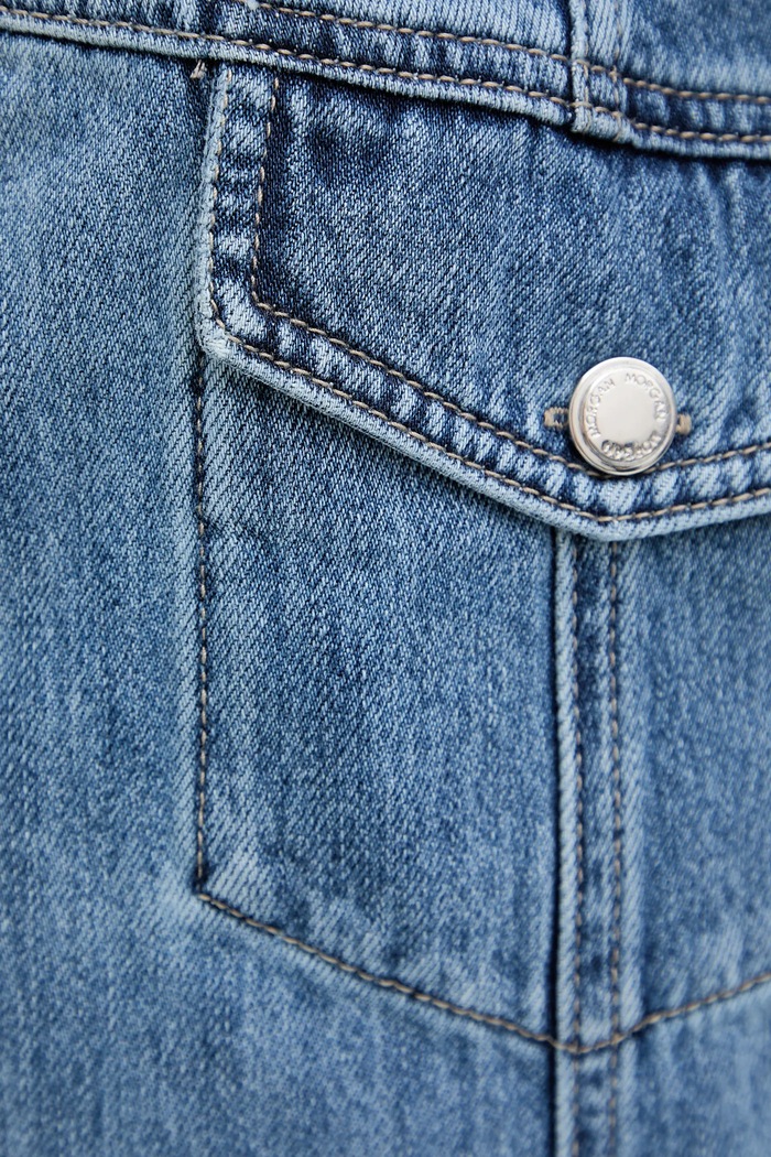 Morgan gonna in jeans blu JOLAM
