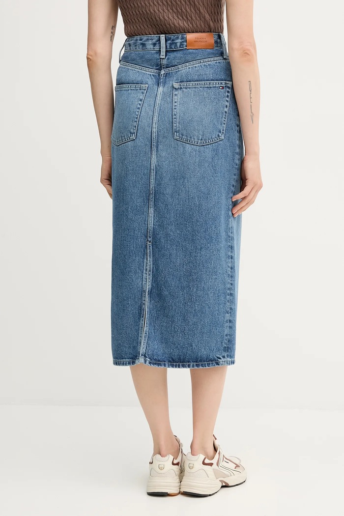 Ruházat Tommy Hilfiger farmer szoknya WW0WW46503 kék
