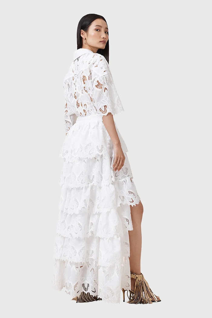 AllSaints szoknya CAVARLY fehér W096RC