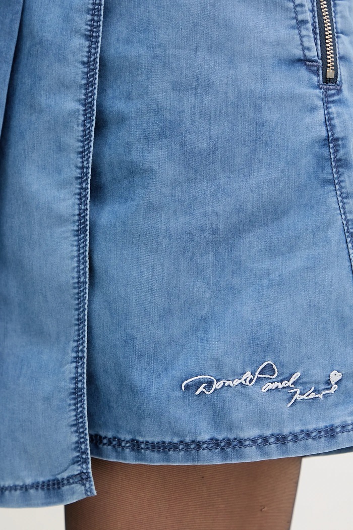 Karl Lagerfeld gonna pantalone in denim KL X DISNEY blu A3W12002