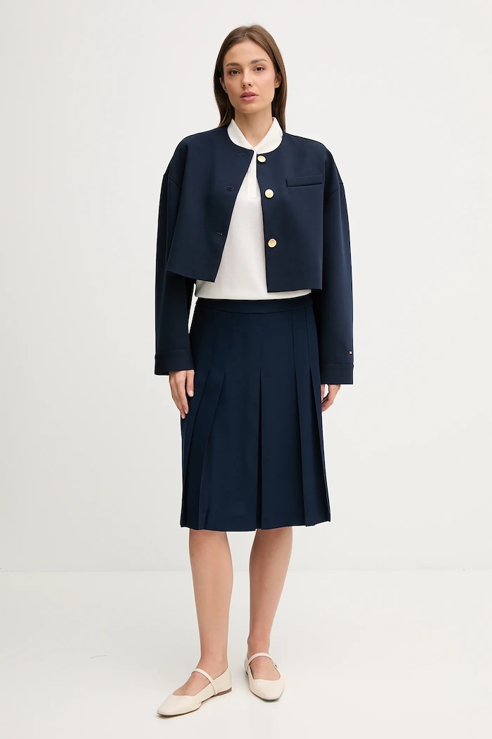Tommy Hilfiger szoknya WW0WW46796 sötétkék AW25