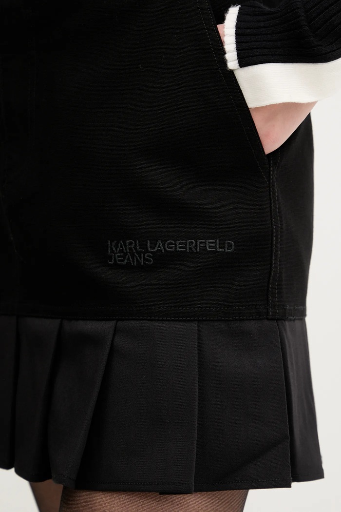 Karl Lagerfeld Jeans spódnica czarny A3W12012