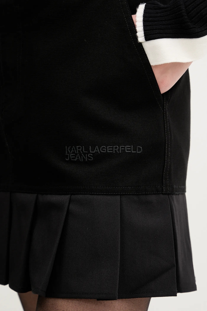 Karl Lagerfeld Jeans spódnica czarny A3W12012
