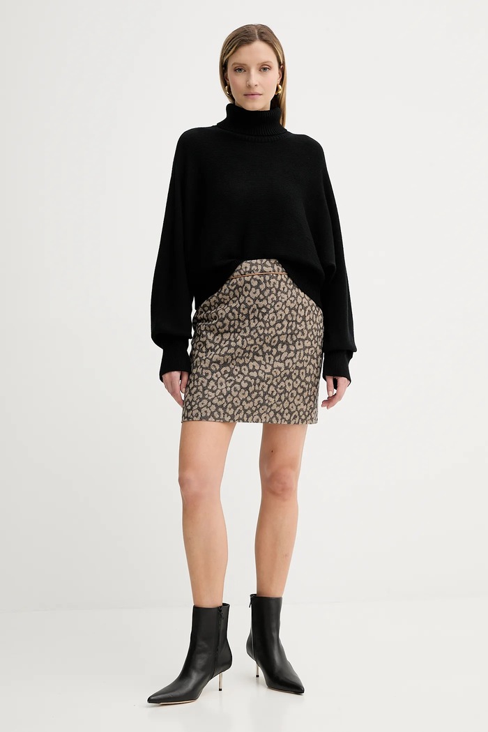 BOSS Orange szoknya 50545996 bézs AW25