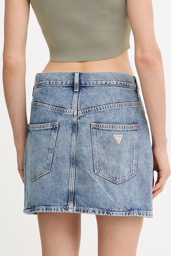 Дрехи Дънкова пола Guess GAIA W5YD1C.D5QKB тъмносин