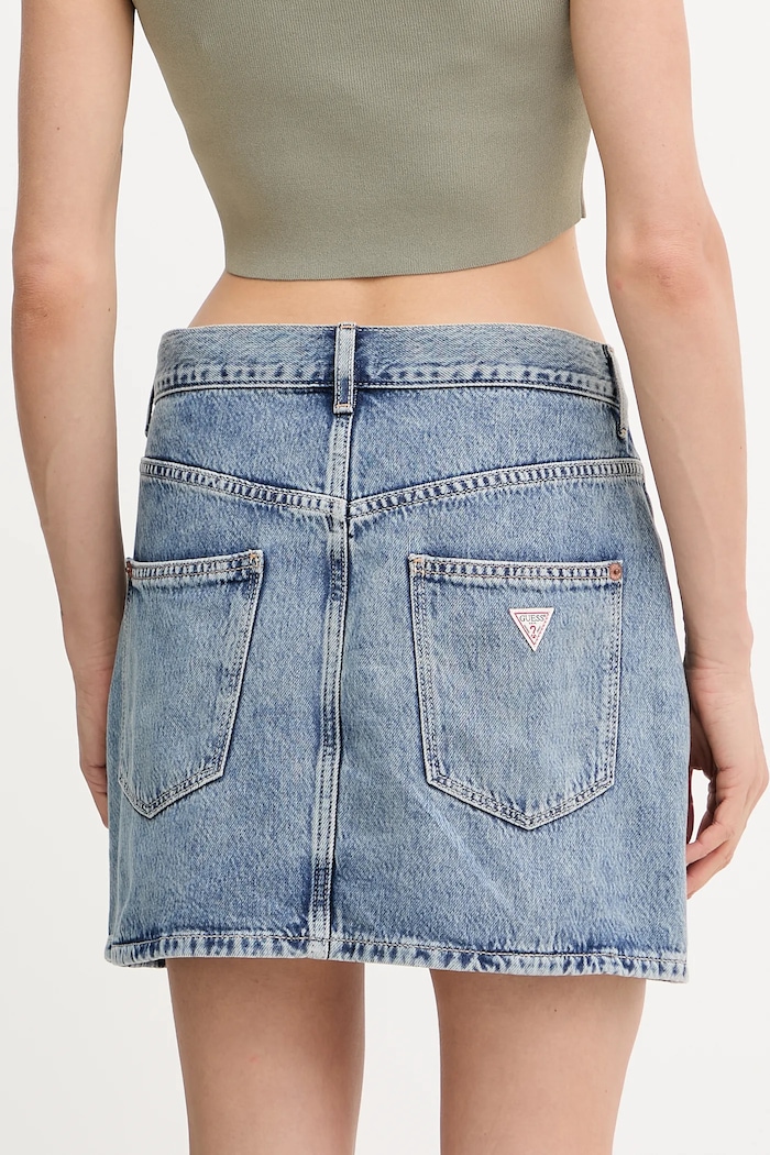 Дрехи Дънкова пола Guess GAIA W5YD1C.D5QKB тъмносин