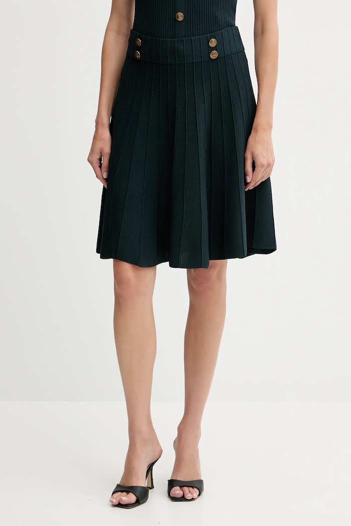 Sukňa Guess EMMIE pletenina zelená W5YD65.Z0130