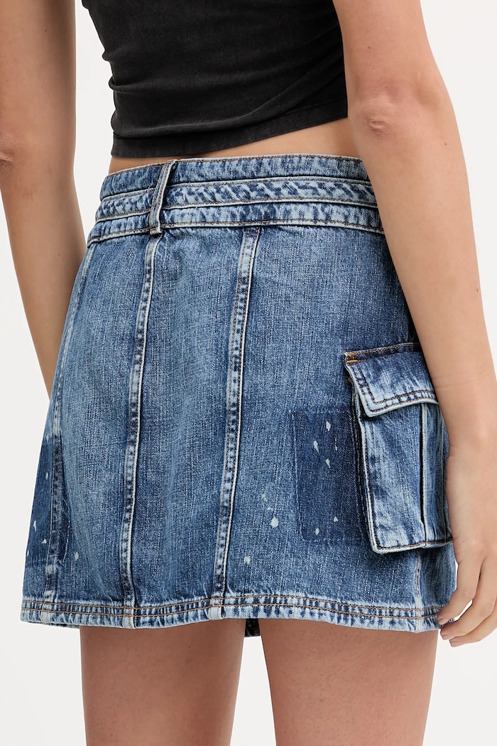 Oblačila Jeans krilo Guess Originals HARRINGTON W5YD0L.D5R01 modra