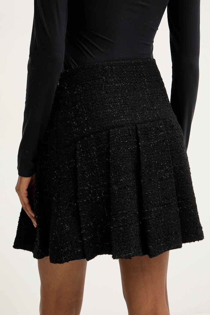 Odzież Versace Jeans Couture spódnica mini 79HAE801.N0539 czarny