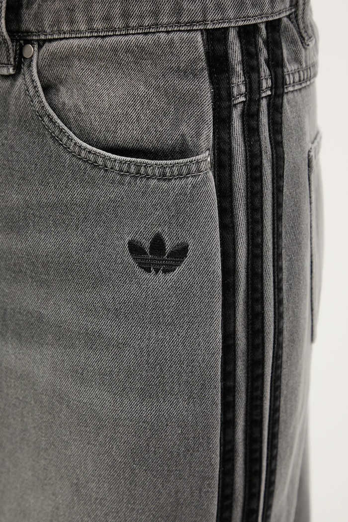 Spódnica jeansowa Denim Long Skirt adidas Originals szary JW2659