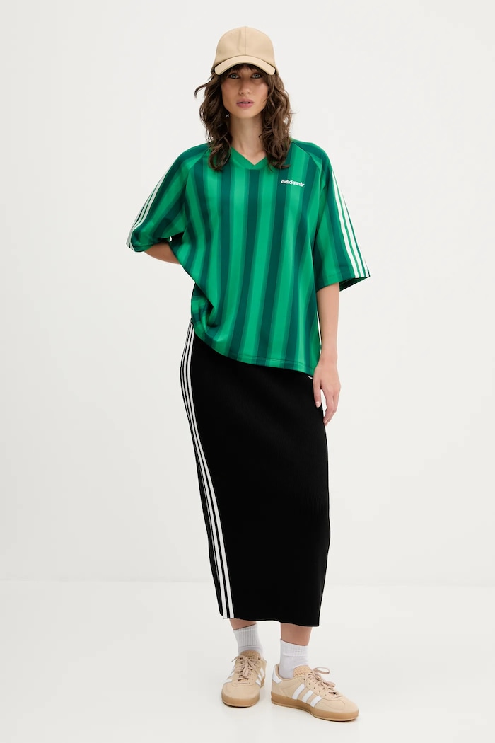 Пола adidas Originals 3-Stripes JW2661 черен AW25