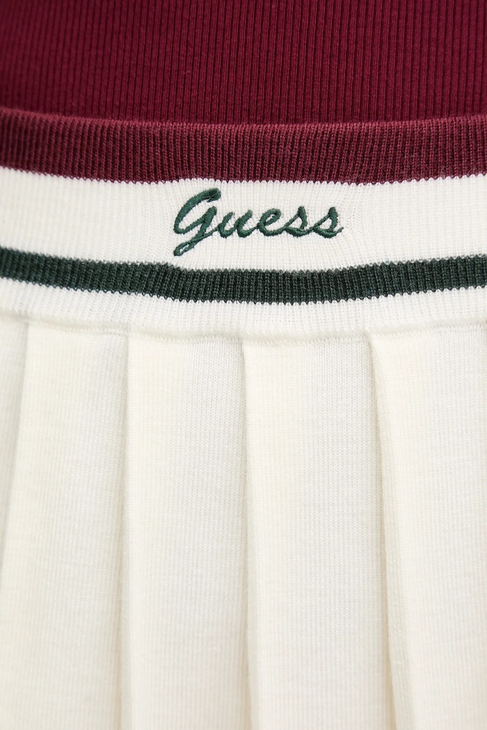 Μάλλινη φούστα Guess SABINA μπεζ V5BD02.Z1152