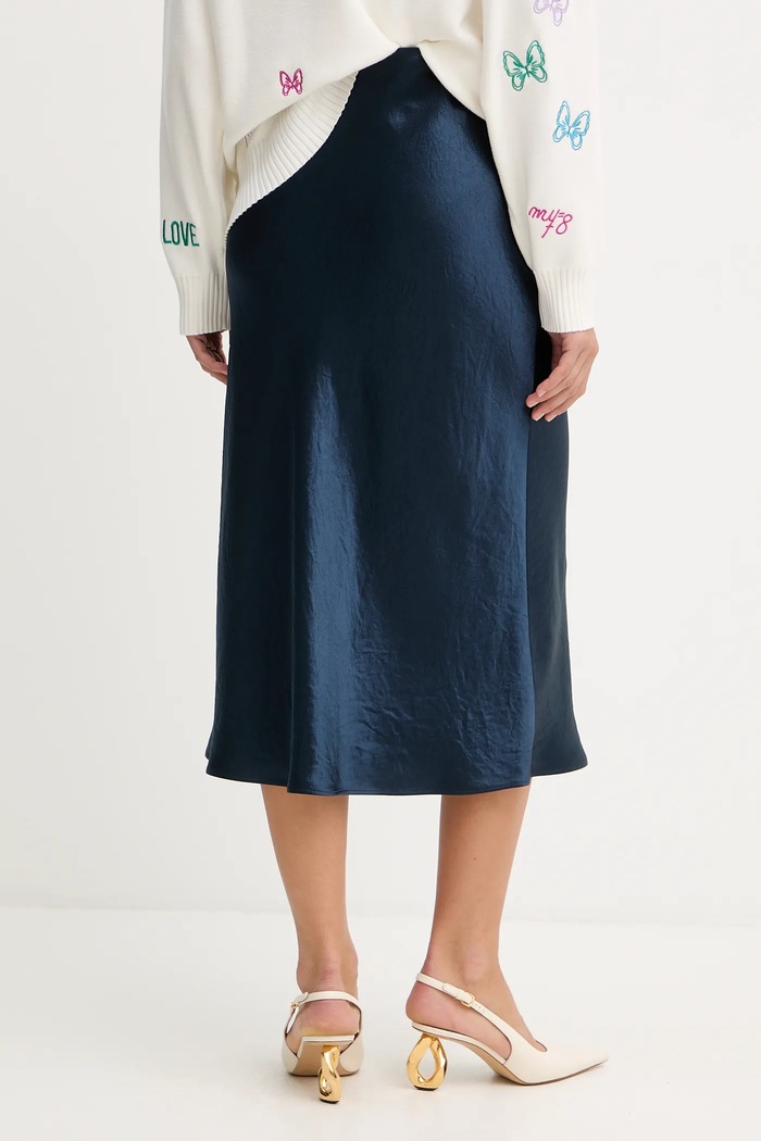 Oblečenie Sukňa MM by Max Mara ALESSIO 2526106018600 tmavomodrá