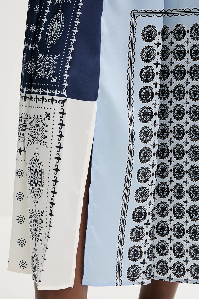 Weekend Max Mara fustă LUNA bleumarin 2525106021600