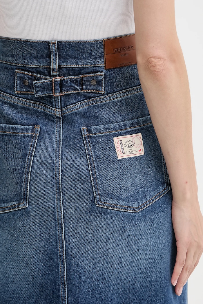 Weekend Max Mara gonna di jeans ZARELIA blu navy 2525106061600