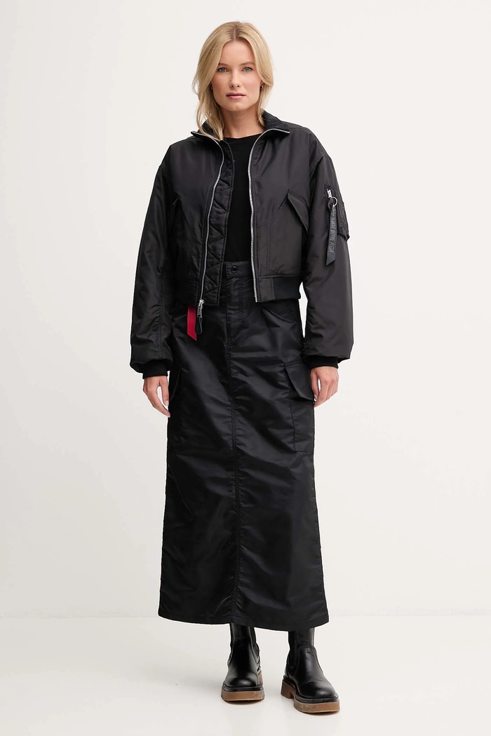 Suknja Alpha Industries 258023.03 crna AW25