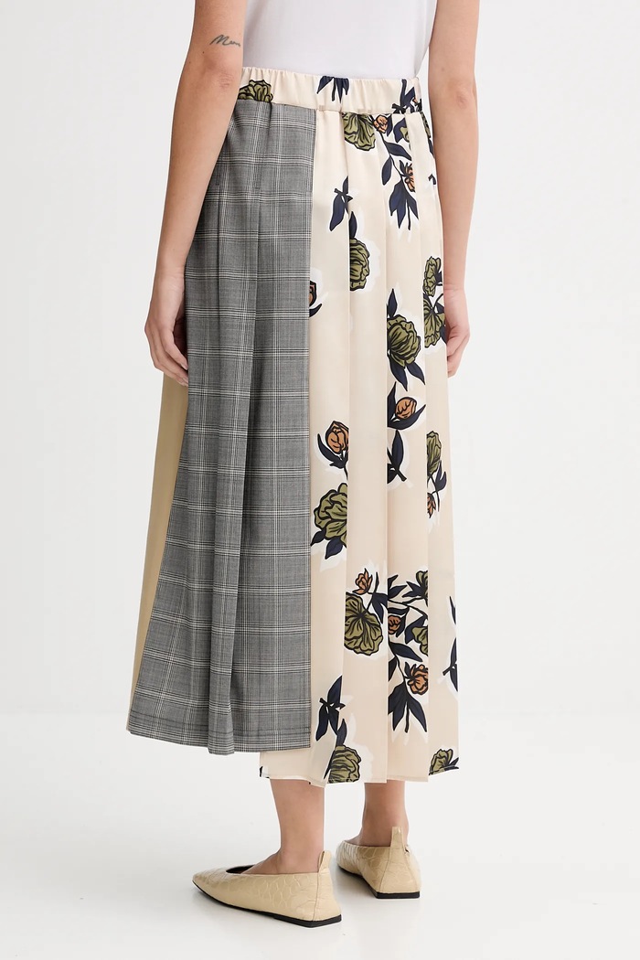 Odzież Weekend Max Mara spódnica z domieszką wełny ETRA 2525106012600 beżowy