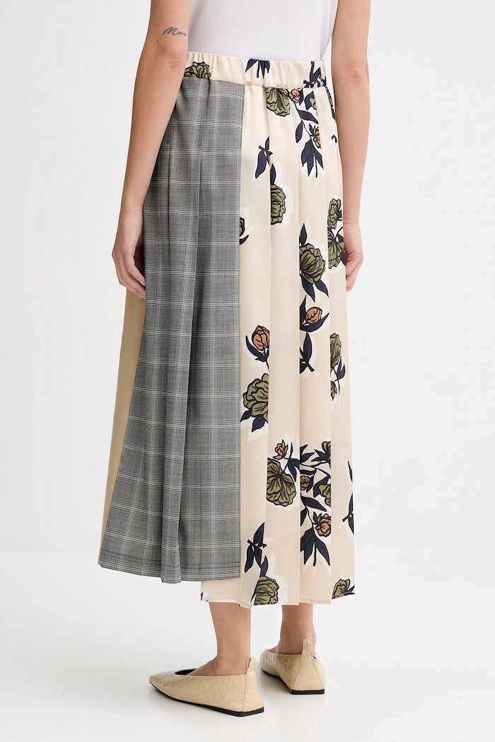 Odzież Weekend Max Mara spódnica z domieszką wełny ETRA 2525106012600 beżowy