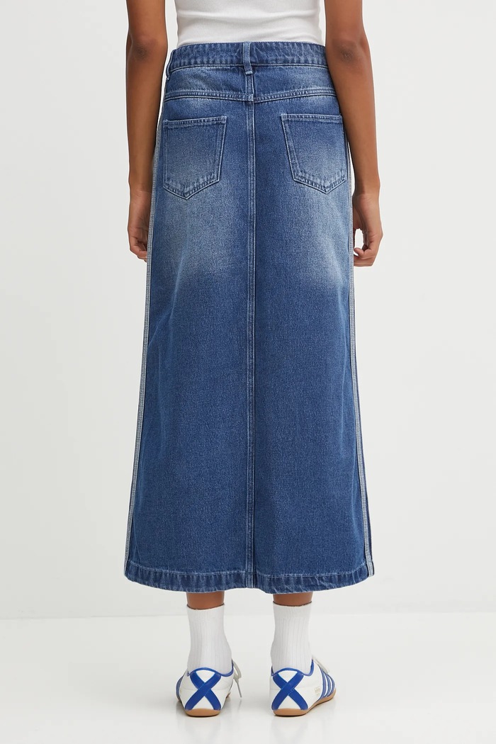 Clothing adidas Originals skirt Denim Long Skt JW2658 blue
