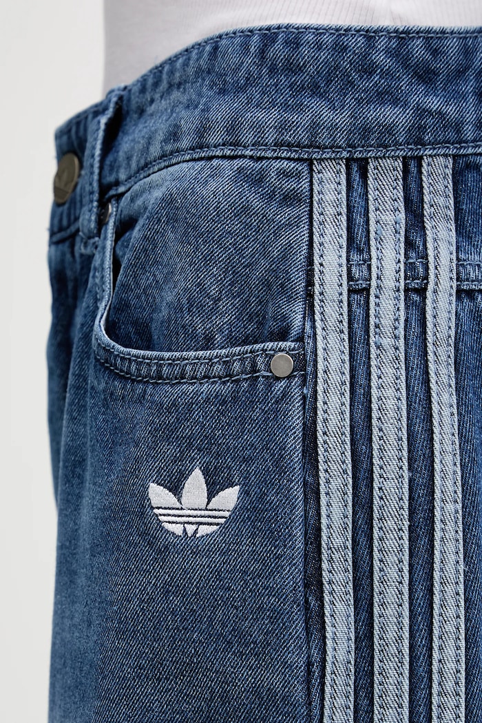 Юбка adidas Originals Denim Long Skt голубой JW2658