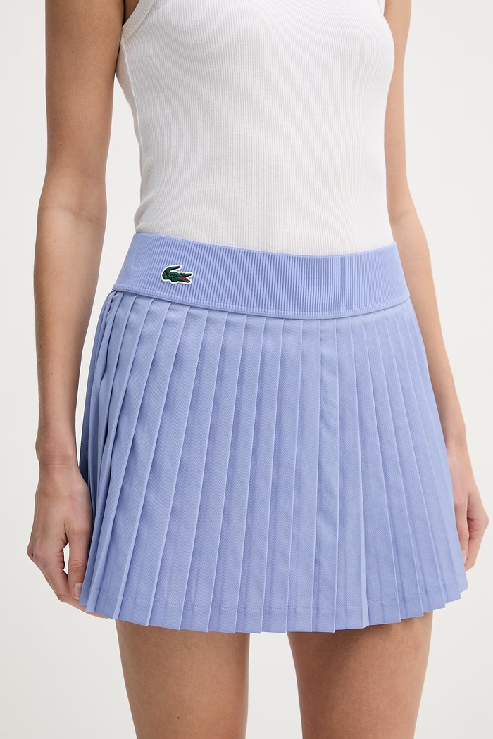 Lacoste spódnica plisowana niebieski JF8594