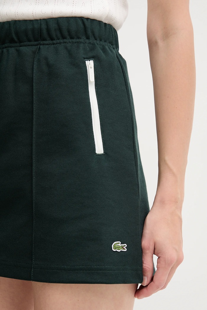 Sukňa Lacoste zelená JF5294