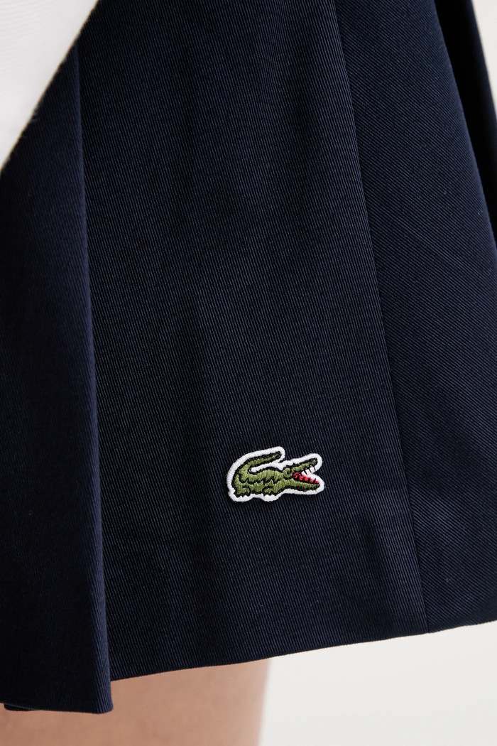 Lacoste sukňa bavlnená s elastanom JF8001