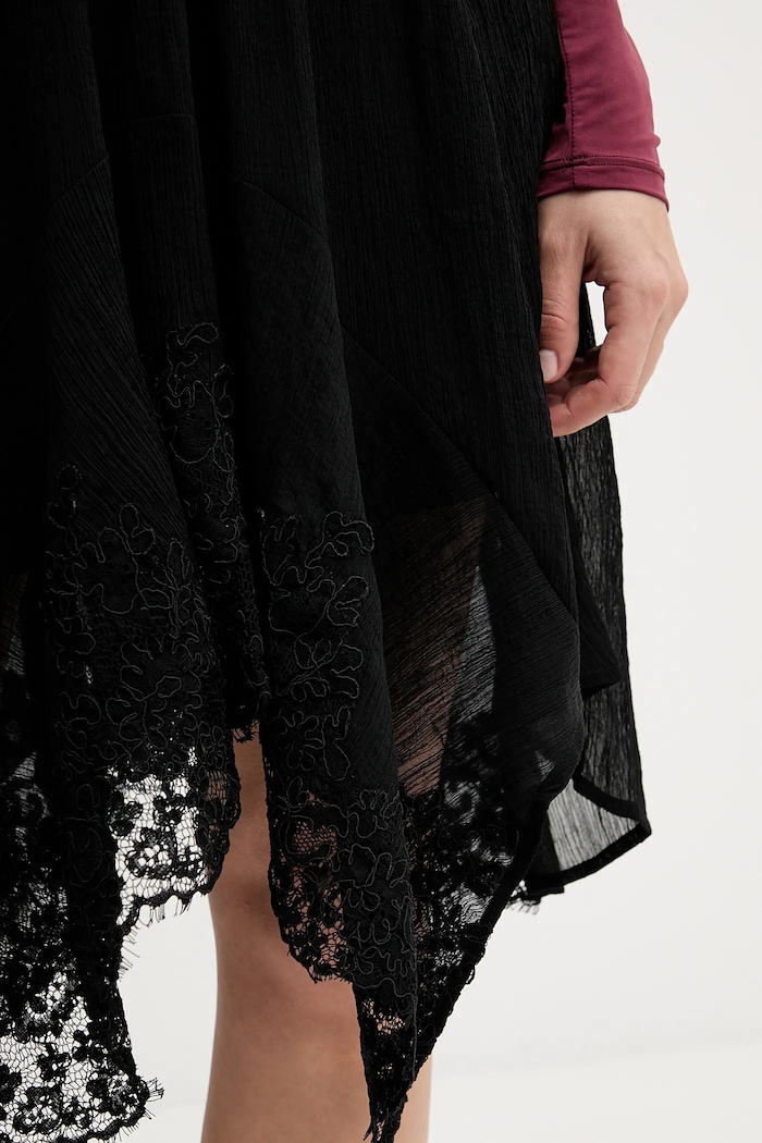 Sisley spódnica czarny 40RBL002Y
