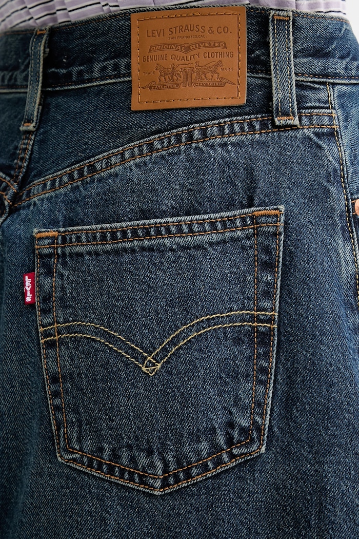 Rifľová sukňa Levi's modrá A9316.0009