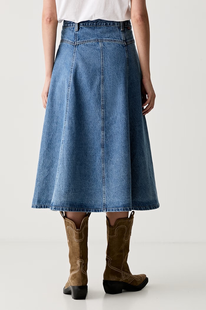 Odjeća Levi's suknja A-kroja traper 003NN plava