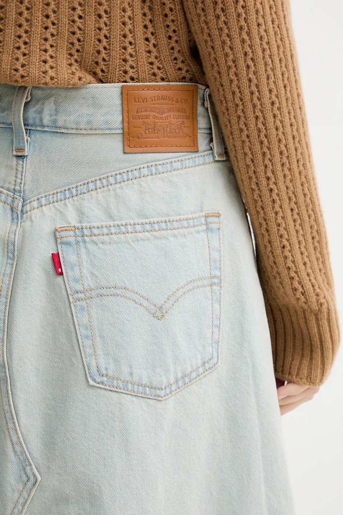 Rifľová sukňa Levi's modrá A9316.0011
