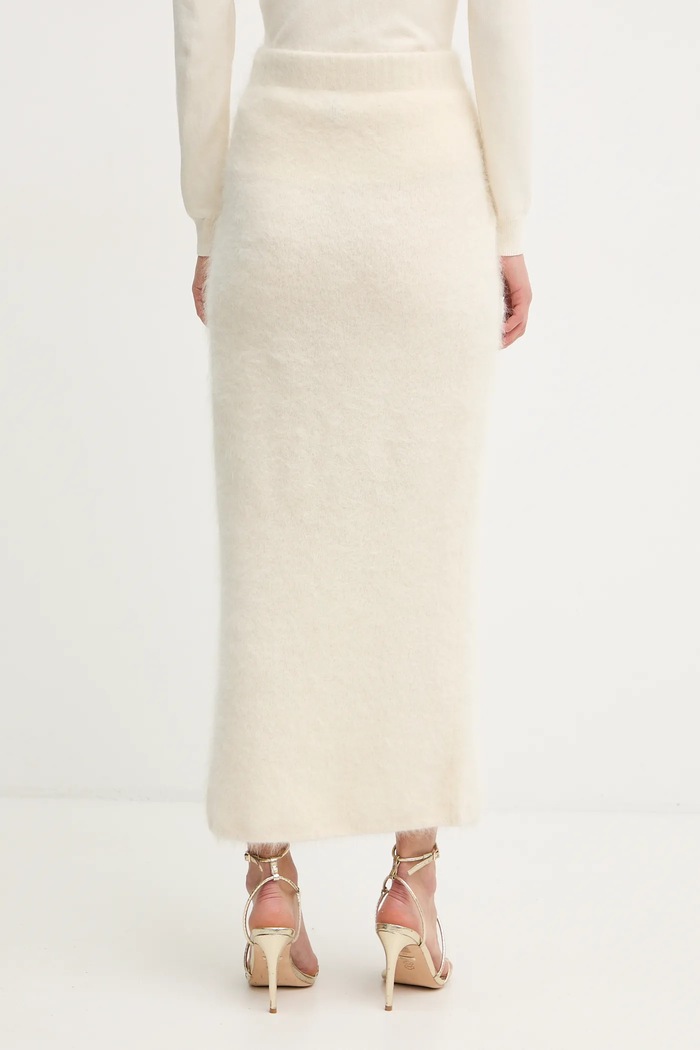 Oblečenie Sukňa s prímesou vlny Marciano by Guess AGNES 5BGD02.5794Z béžová