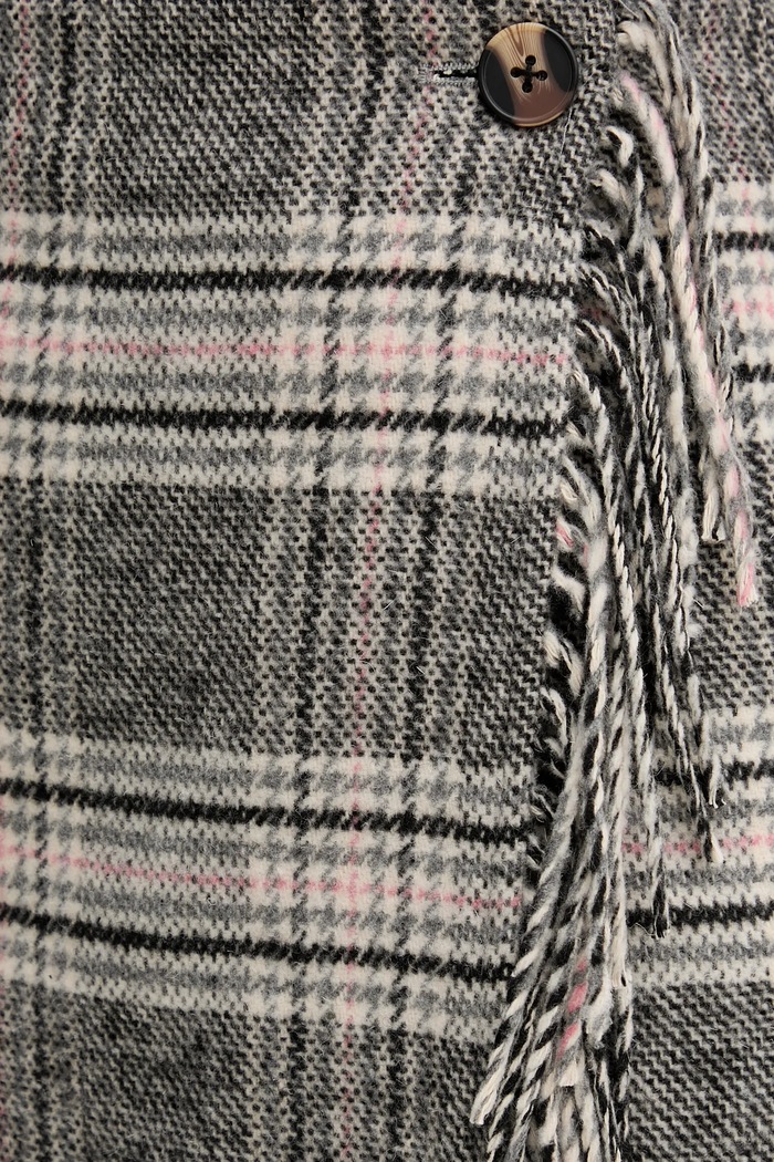 Sukňa s prímesou vlny Pepe Jeans sivá PL9011872