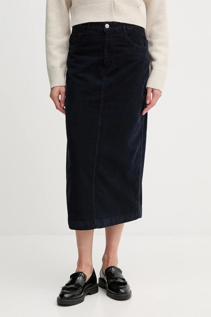 Sukňa Pepe Jeans bavlna tmavomodrá PL9011885