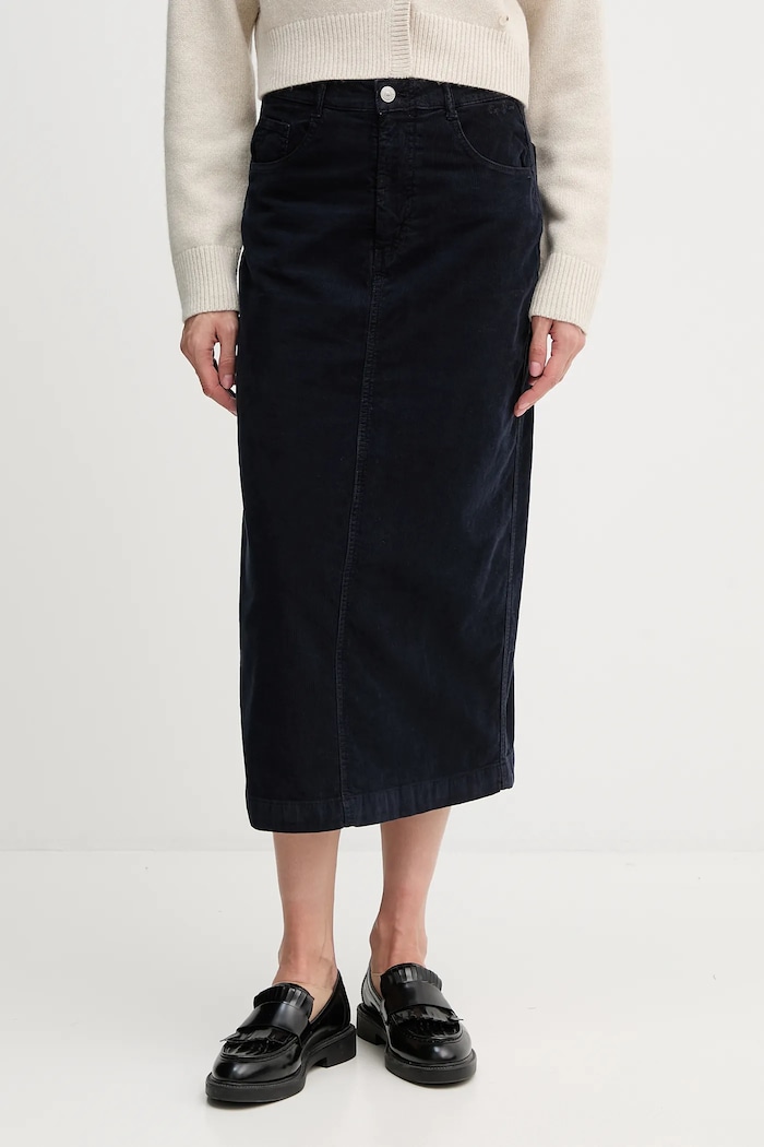 Sukňa Pepe Jeans bavlna tmavomodrá PL9011885