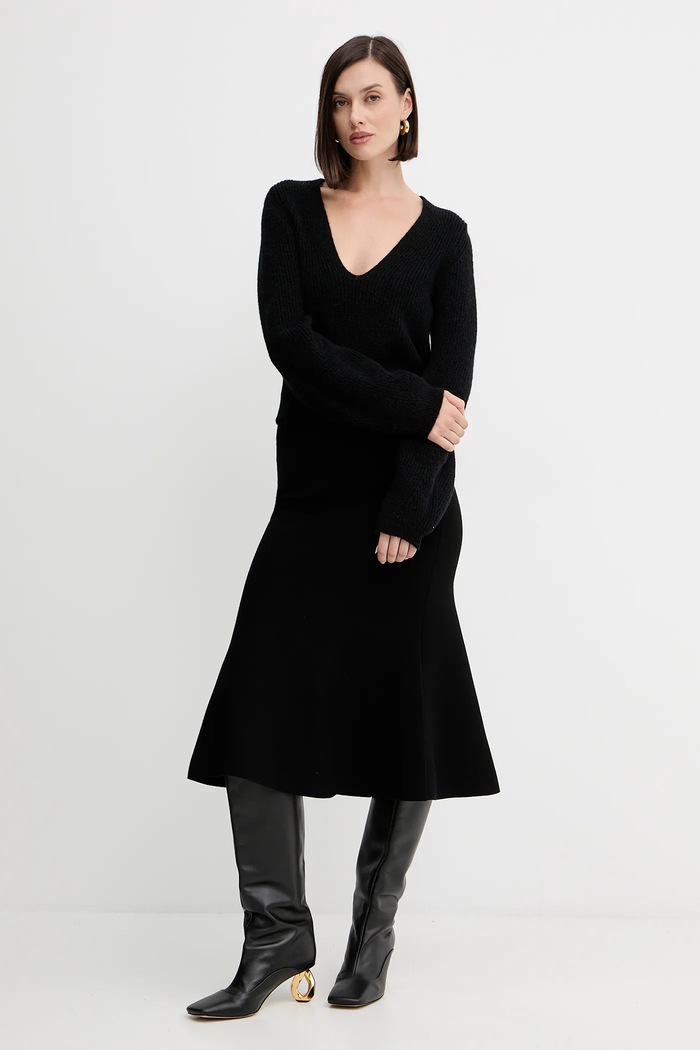Suknja Twinset 252TP3412 crna AW25