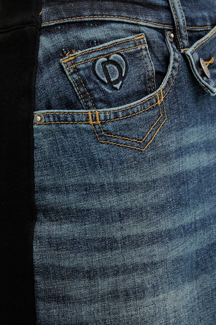 Desigual fusta jeans TWISTED bleumarin 25WWFD03