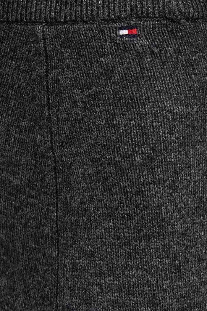 Tommy Hilfiger gyapjú szoknya szürke WW0WW46756