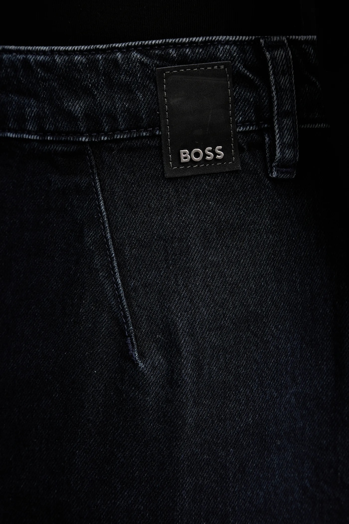 BOSS spódnica jeansowa SEMAIRE granatowy 50551422
